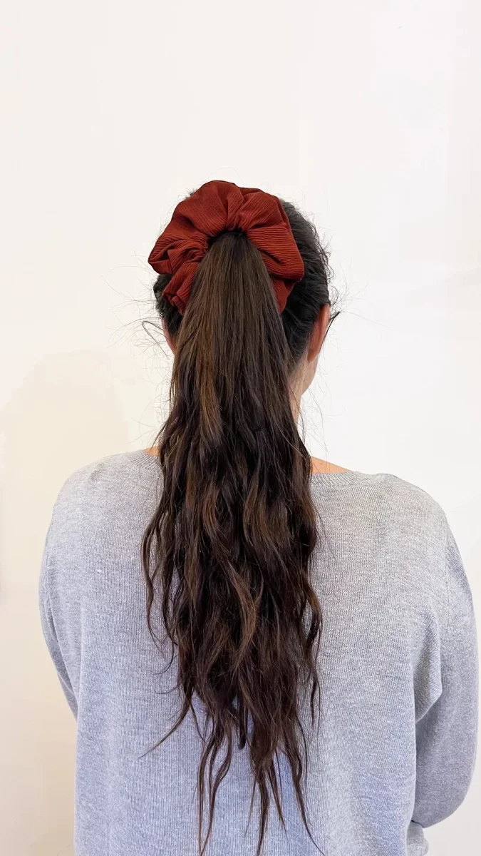 Elastici per capelli seta tinta unita - immagine 8
