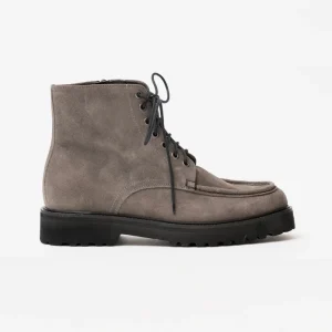 Scarponcino Alto in Suede Grigio