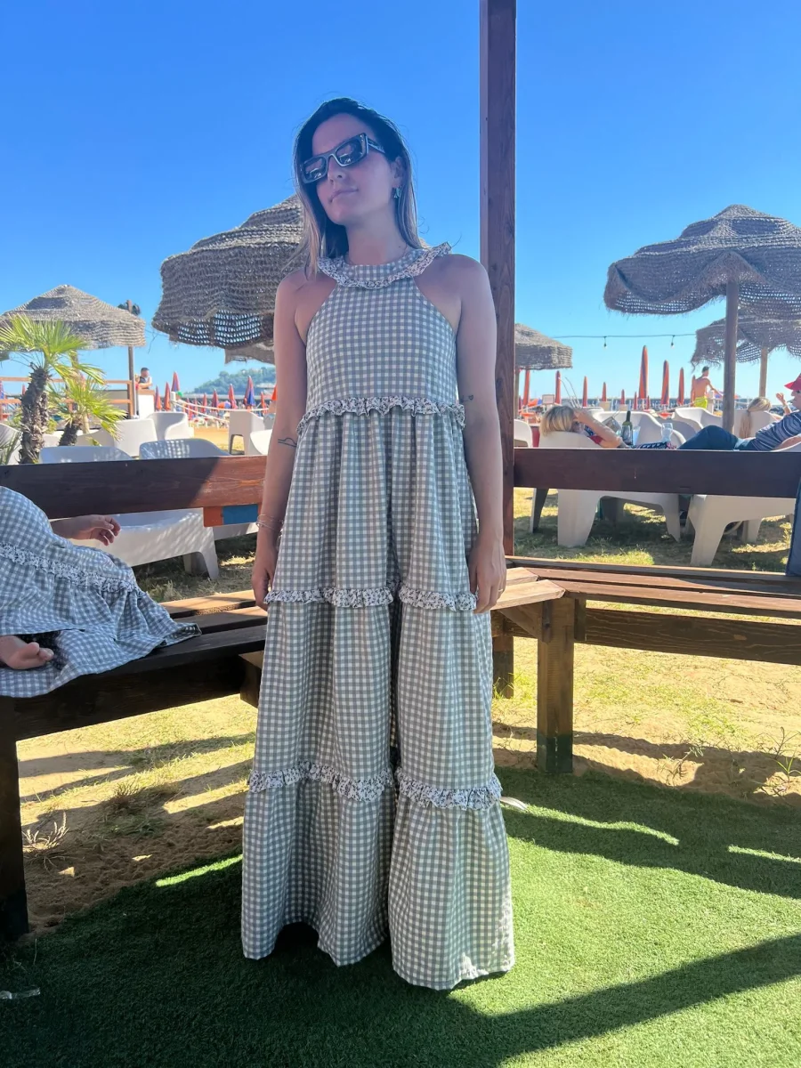 Abito lungo vichy woman