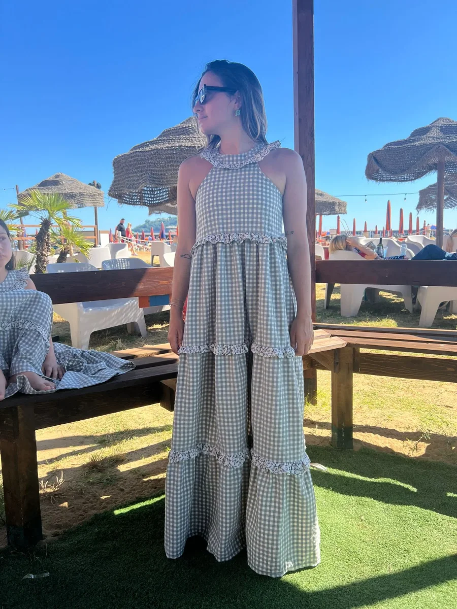 Abito lungo vichy woman - immagine 3