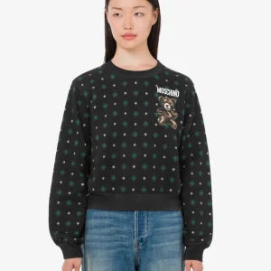 Felpa in cotone organico Moschino Teddy Bear
