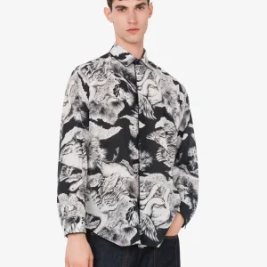 Camicia in popeline di cotone leggero Goose