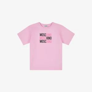 Maxi t-shirt in jersey di cotone stampata