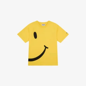 Maxi t-shirt in jersey di cotone Smiley