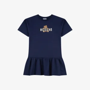 Abito in jersey di cotone Moschino Teddy Bear