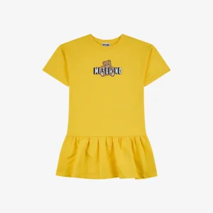 Abito in jersey di cotone Moschino Teddy Bear