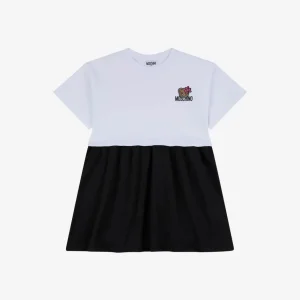Abito in cotone Moschino Teddy Bear