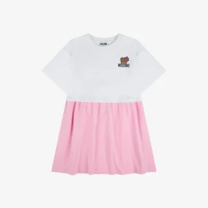 Abito in cotone Moschino Teddy Bear