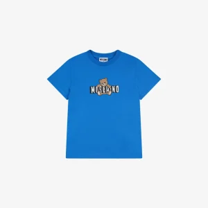 T-shirt in jersey di cotone Moschino teddy Bear