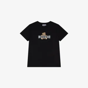 T-shirt in jersey di cotone Moschino teddy Bear