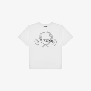 T-shirt in jersey di cotone Laurel Crown