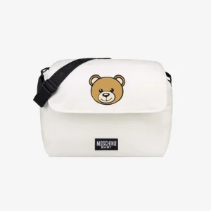 Borsa mamma in felpa con patch