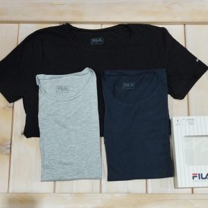 Maglia a manica corta Fila art. FU5231 in cotone elasticizzato – conf. 3 pezzi