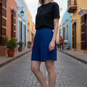 Short vela blu fly girl