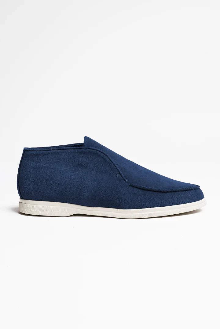 Slip-On Alta Suede Allacciata Blu - immagine 2