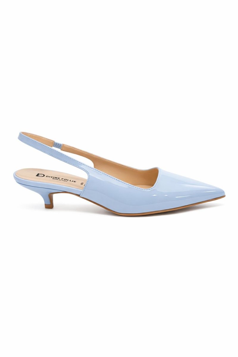 slingback vernice rosa - immagine 5