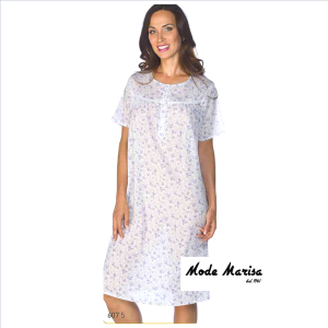 Camicia da notte a mezza manica Prima Rosa art. 23607 in tessuto