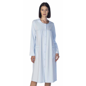 Vestaglia lunga in puro cotone Prima Rosa con raglan