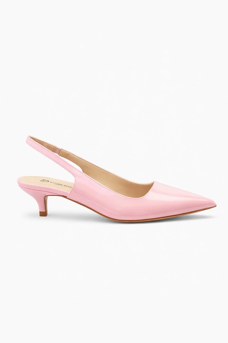 slingback vernice rosa