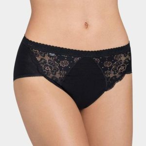 Slip Sloggi Chic Midi Nero